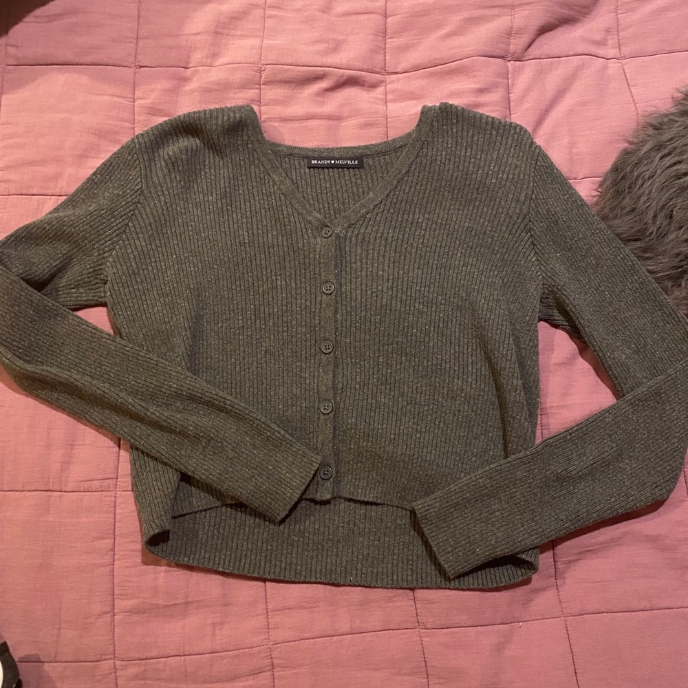 Gray Brandy Melville Cardigan 🤎